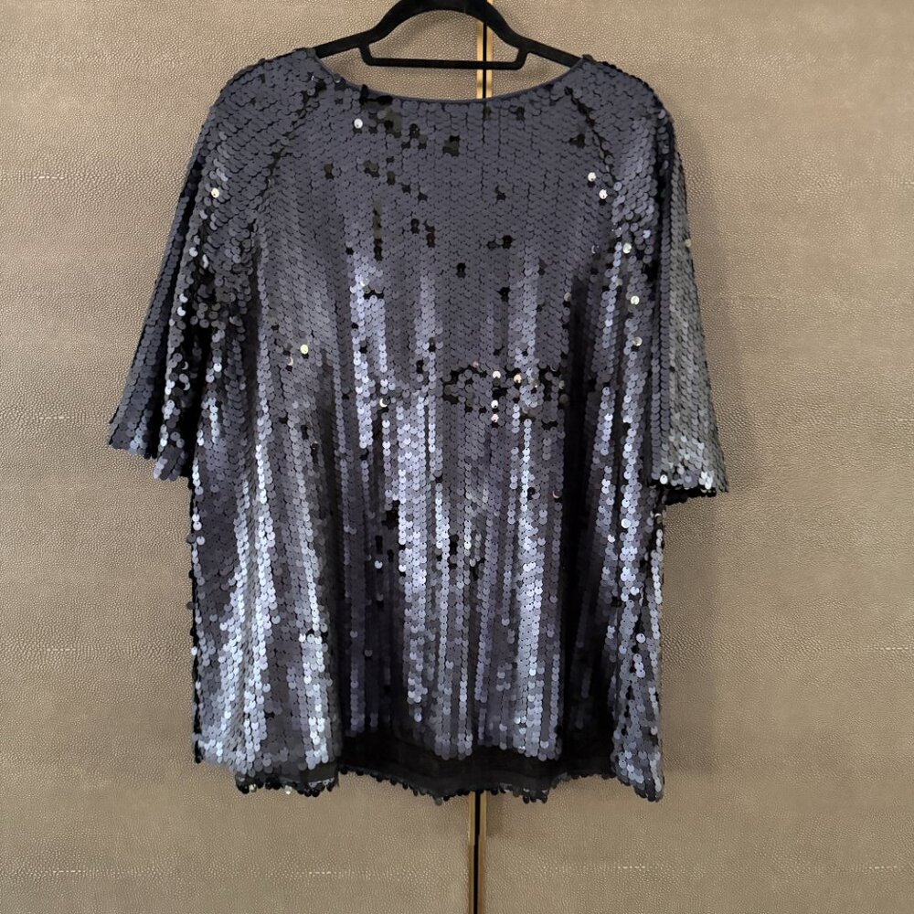 Boden Sequin Flutter Top - image 4